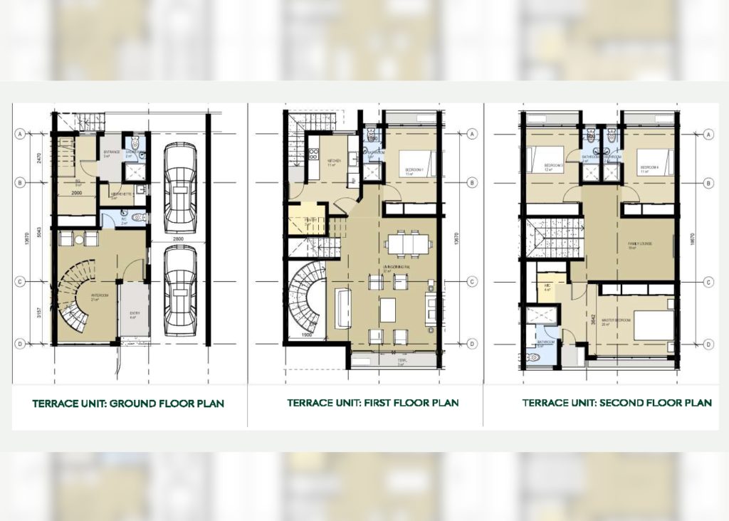 TERRACE UNIT GROUND FLOOR PLAN