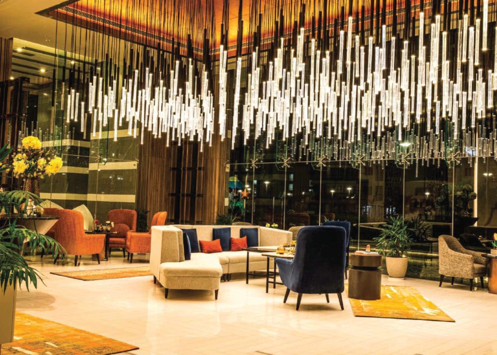 Spacious luxury living room at Odu'a Court Ikoyi