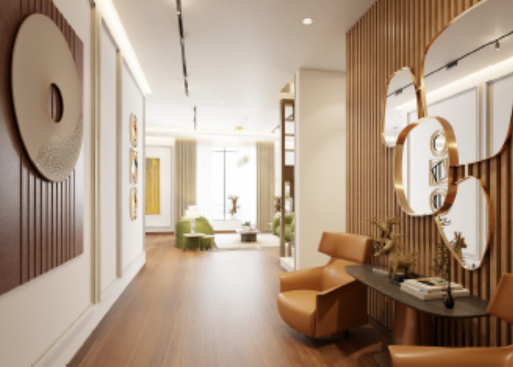 Spacious luxury living room at Odu'a Court Ikoyi