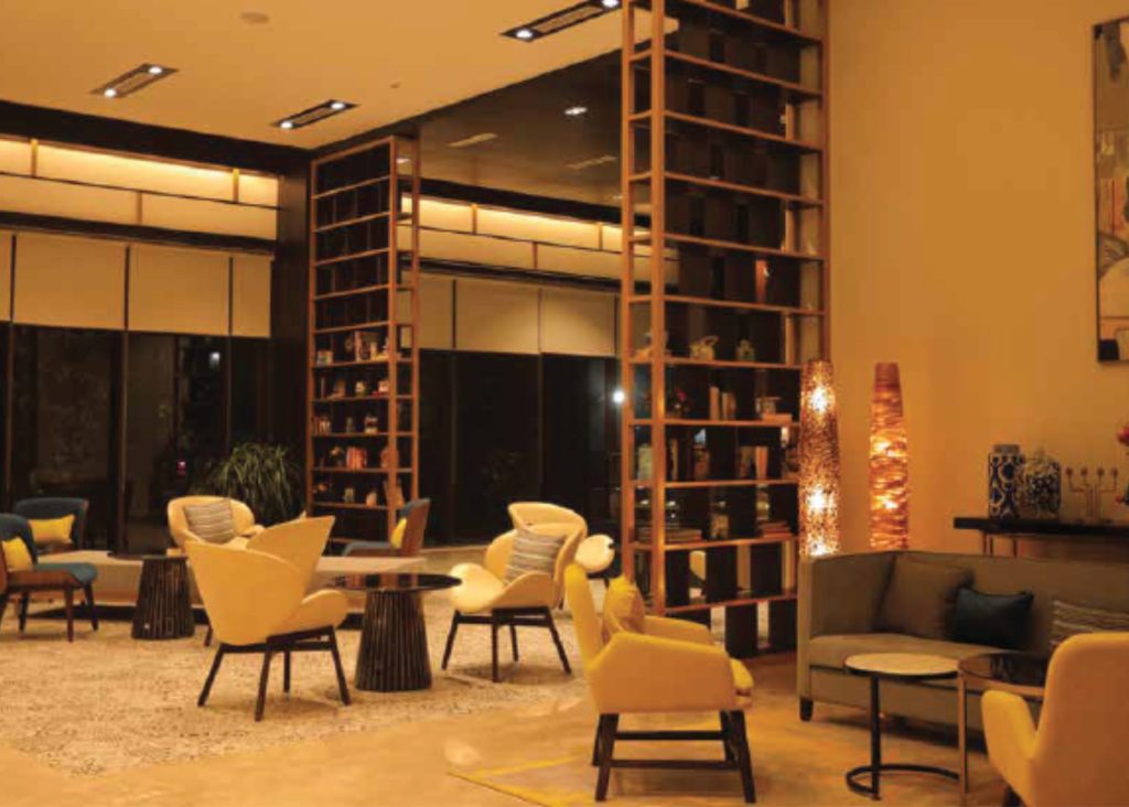 Spacious luxury living room at Odu'a Court Ikoyi